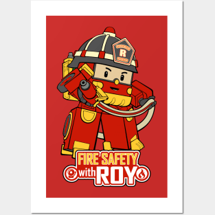 FIRE SAFETY WITH ROY Posters and Art